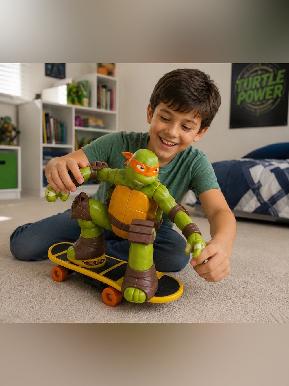 TMNT Mikey Skateboard Flip Action Figure – Sound Feature No Longer Working